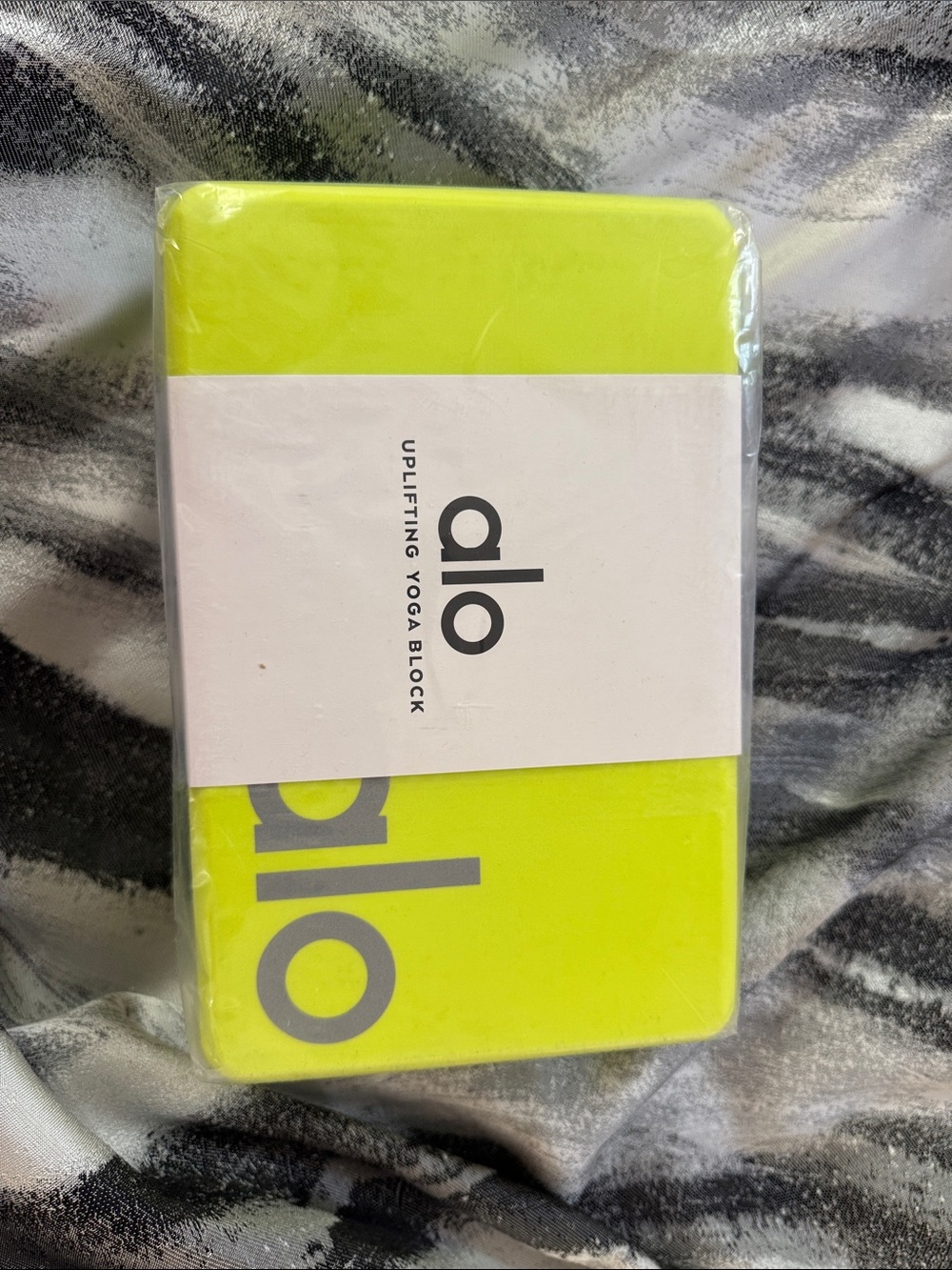 ALO Yoga Neon Lime Foam Yoga Block